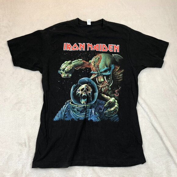 Iron Maiden "The Final Frontier" Graphic Black Tee Large Black - Picture 9 of 10